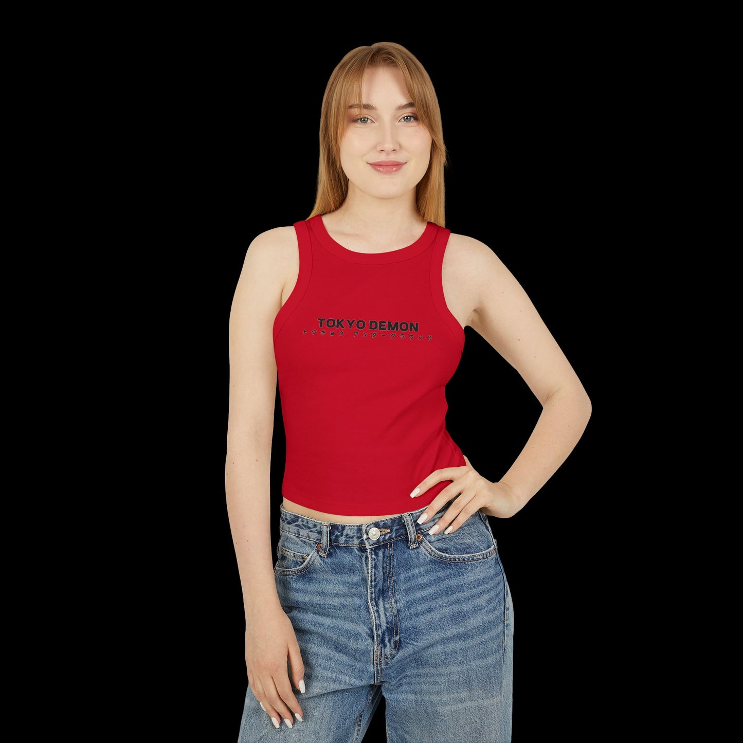 Women's Micro Rib Racer Tank Top