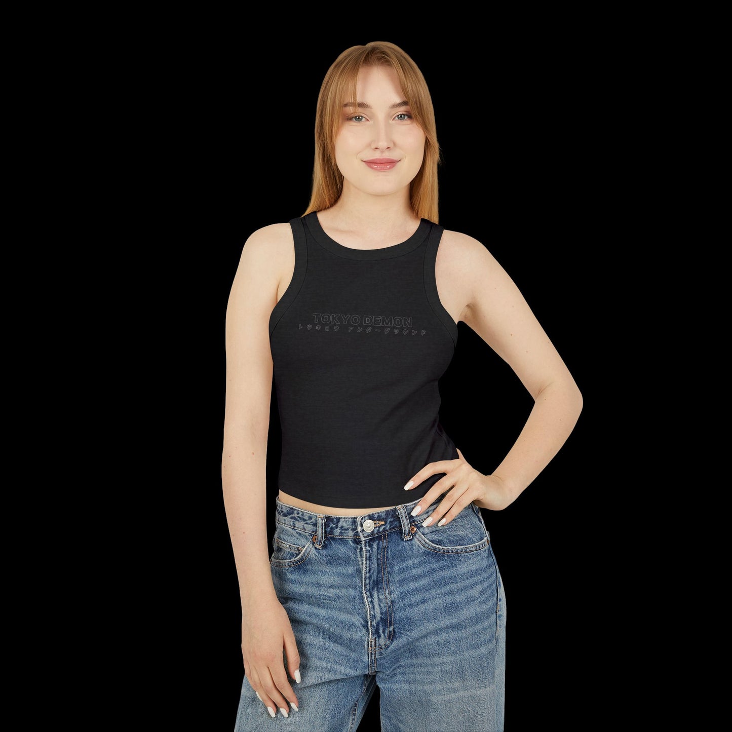 Women's Micro Rib Racer Tank Top